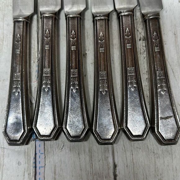 Knives Knife Insico Venture Stainless Steel Flatware Silverware Set of 6 - Picture 6 of 9